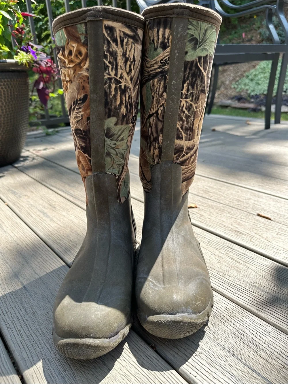Muck Boot Company Men’s Field Blazer Waterproof Hunting Boots - Olive/Camo